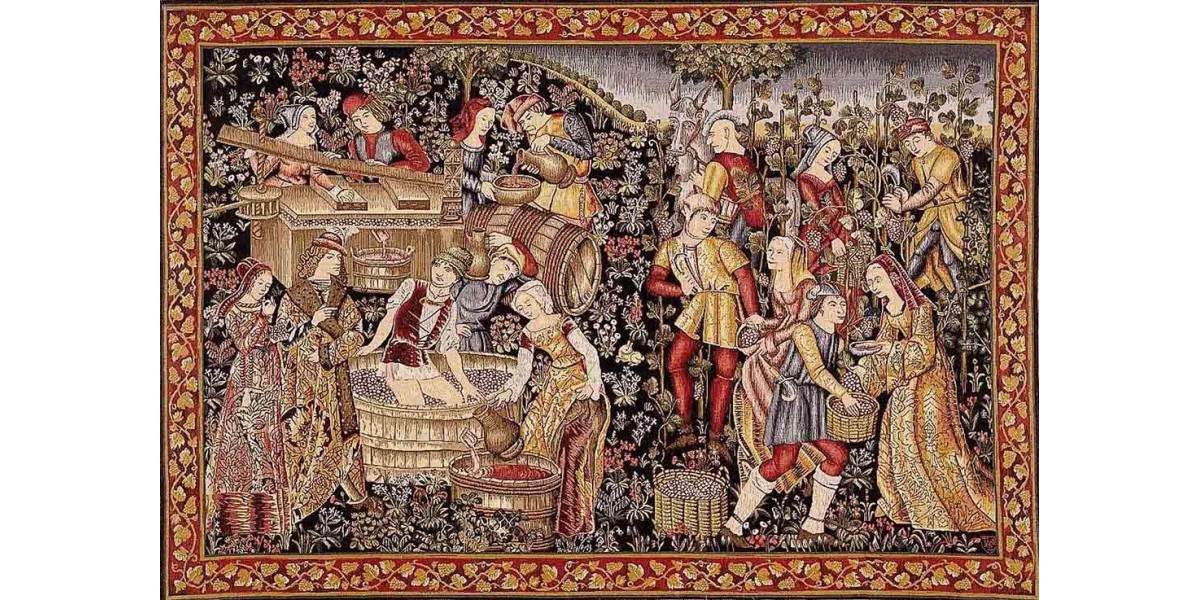 Gobelín Tapisserie Grandes vendanges Gobelín Tapisserie Grandes vendanges